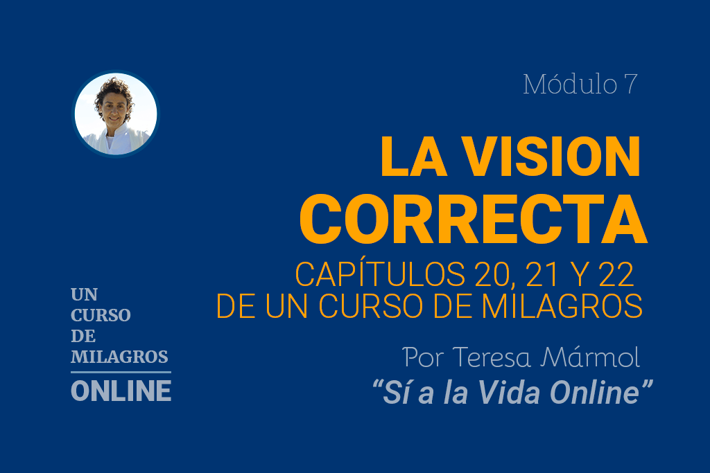 Imagen OCTUBRE: MODULO 7 ONLINE. LA VISIÓN CORRECTA - Teresa Marmol